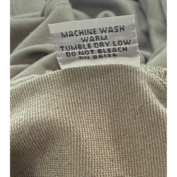 Bryn Walker Open Front Cocoon Cardigan Asymmetric Lagenlook Olive Green Size S - Picture 11 of 12